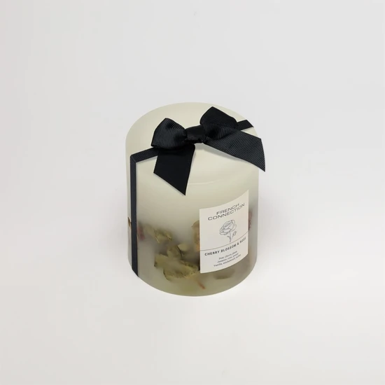 French Connection Botanical Infused Cherry Blossom & Rose Candle 660g