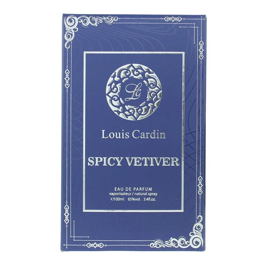 Louis Cardin Spicy Vetiver Eau De Parfum 100ml