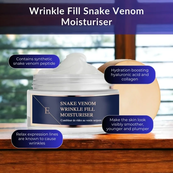 Erth Skin London Wrinkle Fill Snake Venom Moisturiser 50ml