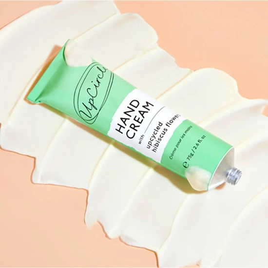 UpCircle Beauty Hand Cream with Upcycled Hibiscus Flowers