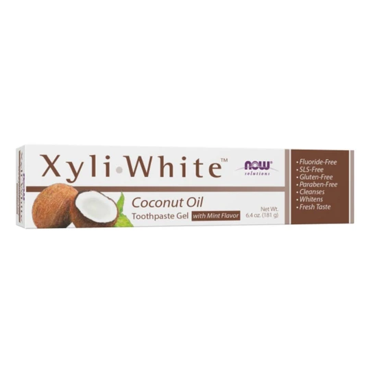 NOW Foods XyliWhite Coconut Oil Toothpaste Gel 181g