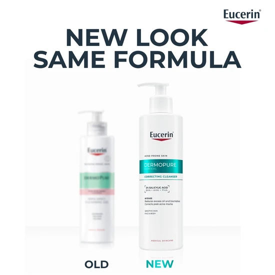 Eucerin Dermopure Clinical Correcting Cleanser Gel Acne-Prone Skin 400ml