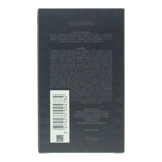 Valentino Uomo Born In Roma Green Stravaganza Eau De Toilette 50ml