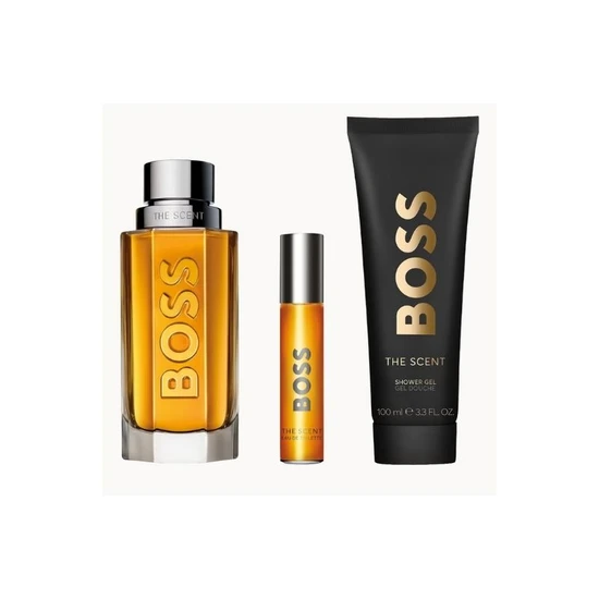 Hugo Boss The Scent Eau De Toilette 100ml Gift Set 100ml & 10ml Eau De Toilette & 100ml Shower Gel