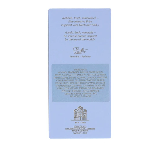 4711 Acqua Colonia Intense Pure Breeze Of Himalaya Eau De Cologne 50ml