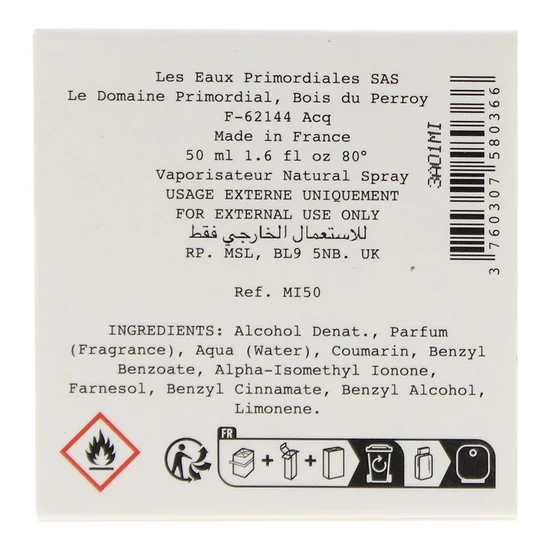 Les Eaux Primordiales Mecanique Intuitive Eau De Parfum 50ml