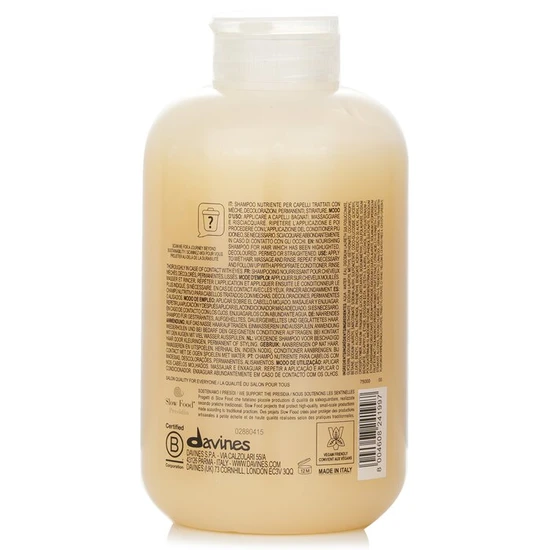 Davines Nounou Nourishing Shampoo For Highly Processed Or Brittle Hair 250ml