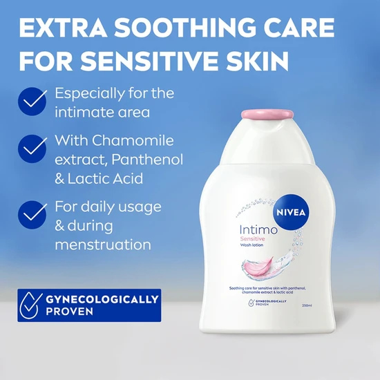 Nivea Intimate Sensitive Wash Lotion 250ml