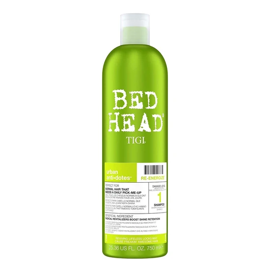 TIGI Bed Head Urban Antidotes Re Energise Tween Set: Shampoo & Conditioner 750ml