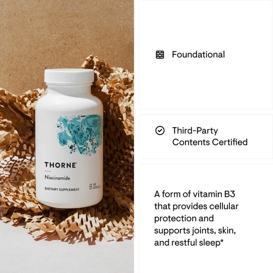 Thorne Niacinamide Capsules 180 Capsules