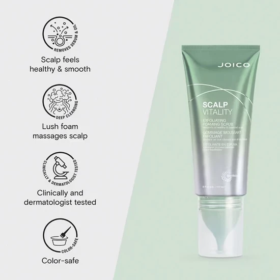 Joico Scalp Vitality Exfoliating Foaming Scrub 177ml