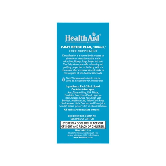 Health Aid 2 Day Detox Plan 100ml