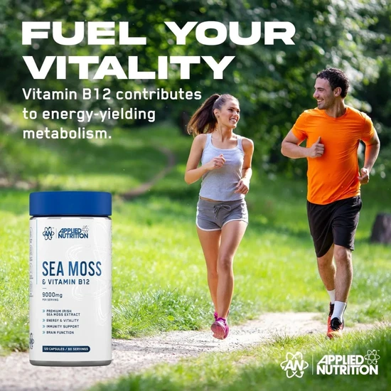Applied Nutrition Sea Moss & Vitamin B12 Capsules 120 Capsules