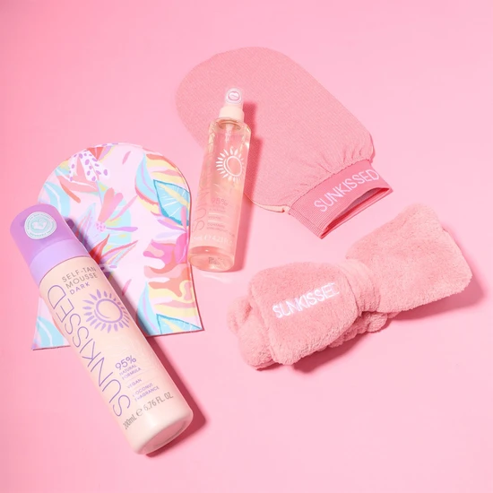 Sunkissed Natural Glow Tanning Gift Set