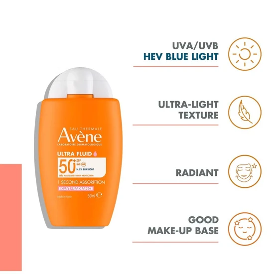 Avène Sun Ultra Fluid Radiance SPF 50 50ml