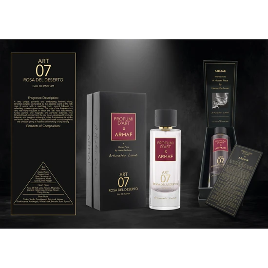 Armaf Profumi D'Art 07 Rosa Del Deserto Eau De Parfum 105ml