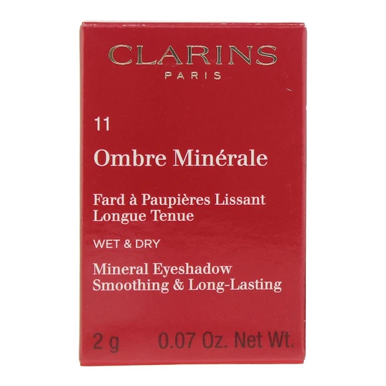 Clarins Ombre Mineral Eyeshadow 11 Silver Green