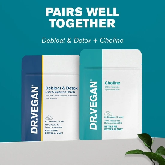 Dr Vegan Choline Bitartrate 600mg Capsules 60 Capsules