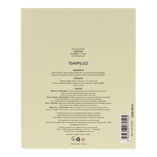 Nishane Tempfluo Extrait De Parfum 50ml