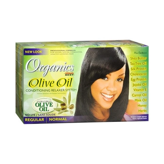 Africa's Best Organics Olive Oil No Lye Conditioning Relaxer 2 Application / Regular