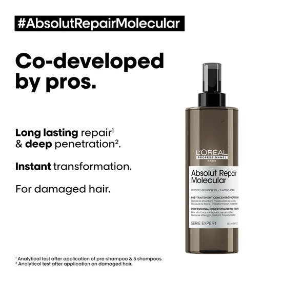 L'Oréal Professionnel Serie Expert Absolut Repair Molecular Professional Concentrated Pre-Treatment 190ml