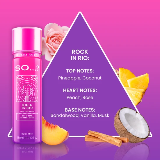 SO...? Bossa Nova Rock In Rio Body Mist Fragrance 150ml