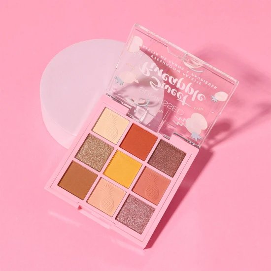 Sunkissed Sweet Pineapple Eyeshadow Palette Eyeshadow Vegan 9 x 0.9g