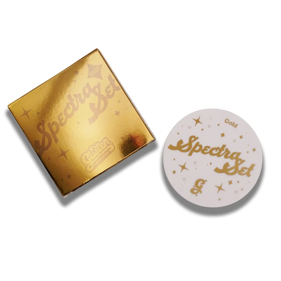Glisten Cosmetics Gold Spectra Set Colourful Pressed Powder
