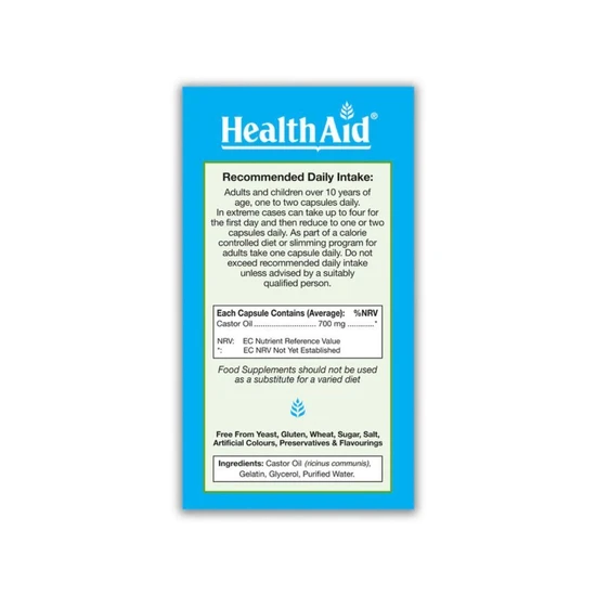 Health Aid Castroclean Capsules 60 Capsules