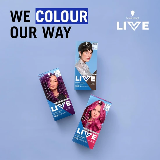 Schwarzkopf Live Colour Moment Semi Permanent Hair Dye Pillar Box Red 092