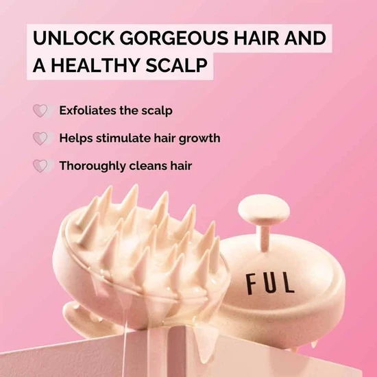 FUL SCALP MASSAGER SHAMPOO BRUSH