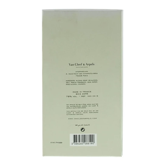 Van Cleef & Arpels Collection Extraordinaire Bois Dore Eau De Parfum 75ml