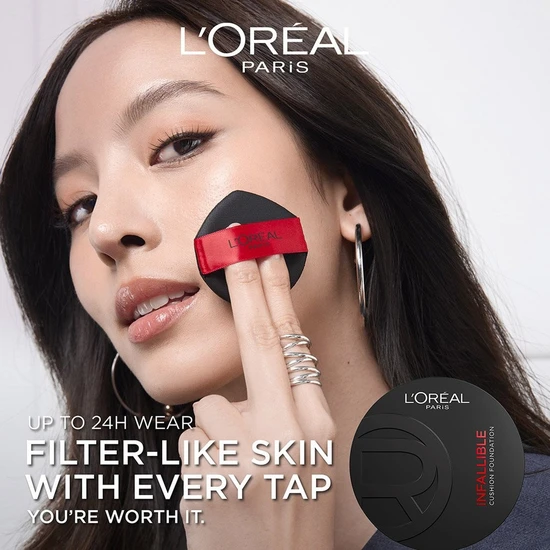 L'Oreal Paris Infallible 24h Fresh Wear Cushion Foundation 220 Cool