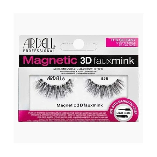 Ardell Strip Magnetic 3d Faux Mink Eyelashes 858
