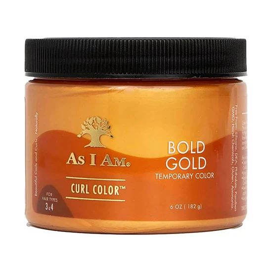 As I Am Curl Colour Bold Gold Temporary Colour 182g