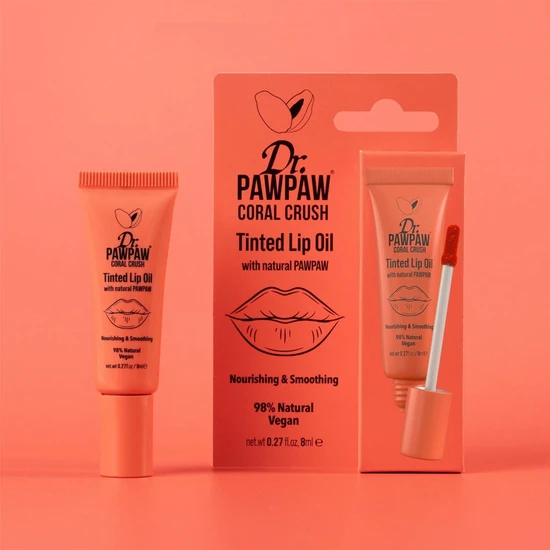 Dr. PAWPAW Coral Crush Tinted Lip Oil 8ml
