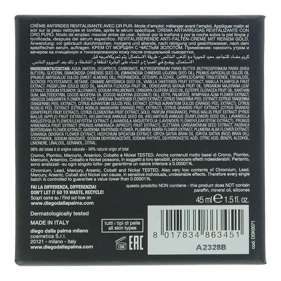 diego dalla palma Gold Infusion Youth Cream 45ml
