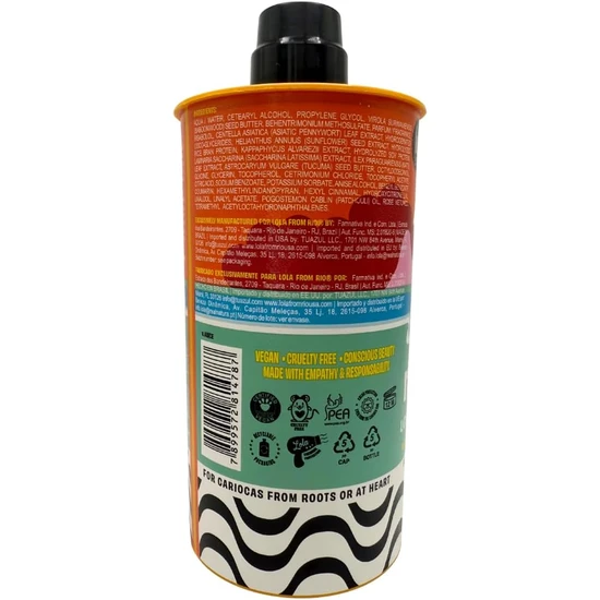 Lola Ela E Carioca 3-in-1 Rice Protein Damage Control Hair Treatment 500ml