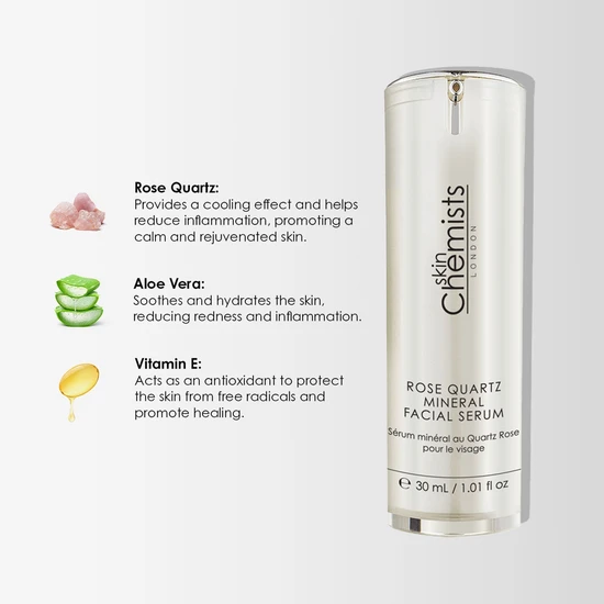skinChemists Anti-Ageing Rose Quartz Mineral Facial Serum 30ml