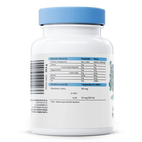 Osavi Zinc Picolinate 50mg Capsules 60 Capsules