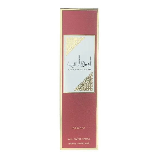 Asdaaf Ameerat Al Arab All Over Body Spray 150ml