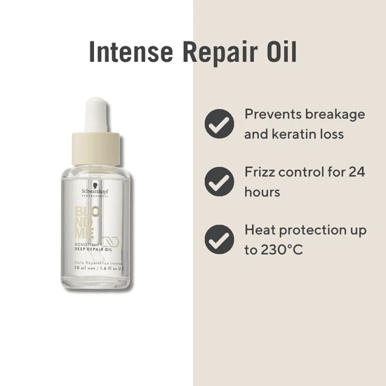 Schwarzkopf BlondMe Bondfinity Deep Repair Hair Oil 50ml