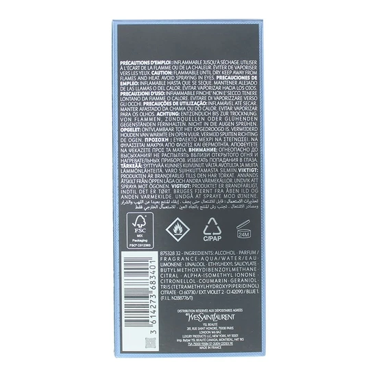 Yves Saint Laurent Y Eau De Toilette 100ml