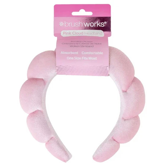 Brushworks Cloud Headband Pink