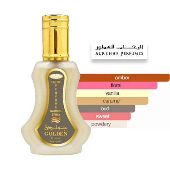Al-Rehab Golden Eau De Parfum 35ml
