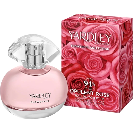 Yardley Opulent Rose Eau De Toilette 50ml
