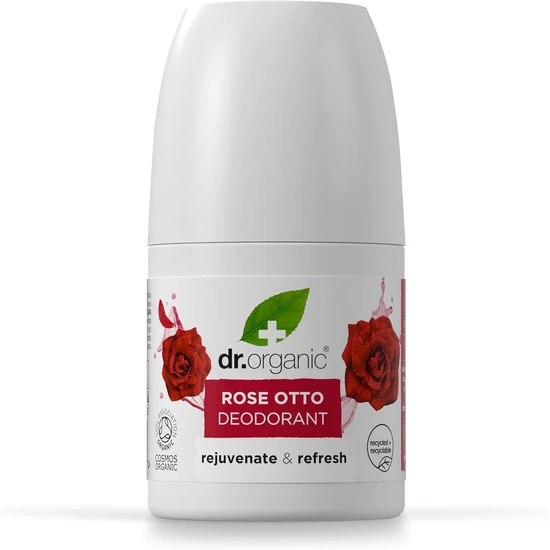 Dr. Organic Rose Otto Deodorant Roll On 50ml