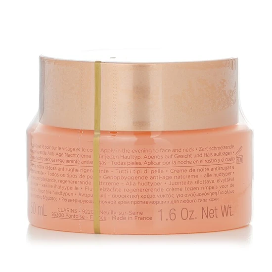 Clarins Extra Firming Nuit Wrinkle Control, Regenerating Night Silky Cream 50ml