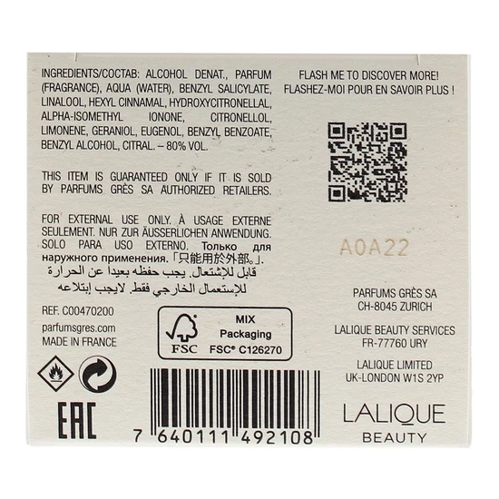 Gres Cabotine Rose Eau De Toilette 100ml