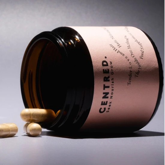 CENTRED. Tender Love & Hair Supplement 60 Capsules (30 Days)